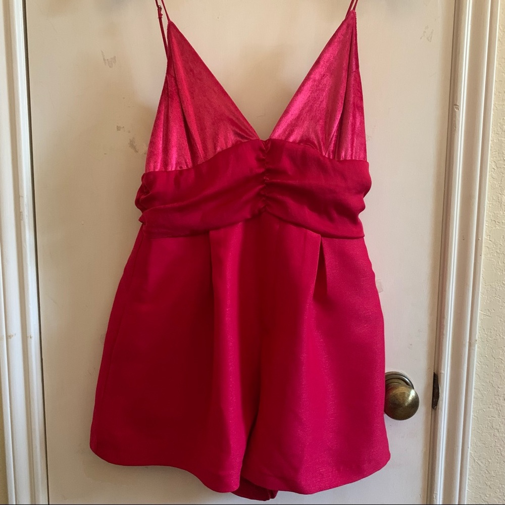 Brand NWOT Free People Skylie Saylor rompe, rich color blocking, size 6 - Picture 3 of 8